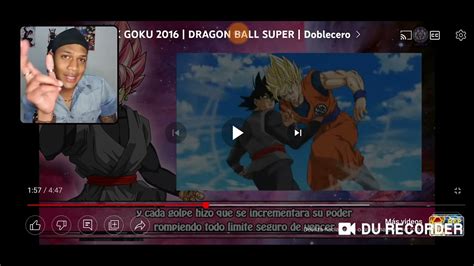 Rap De Black Goku Dragon Ball Super Doblecero Video Reacci N