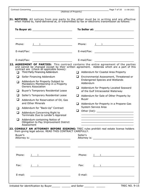 Trec Form 9 15 Fill Out Sign Online And Download Fillable Pdf Texas Templateroller