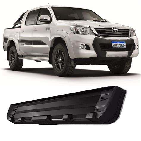 Estribo Lateral Toyota Hilux Black Em Aluminio Off Road