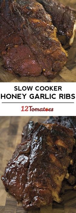 Dinner The Easiest Slow Cooker Honey Garlic Ribs Ever Recipes