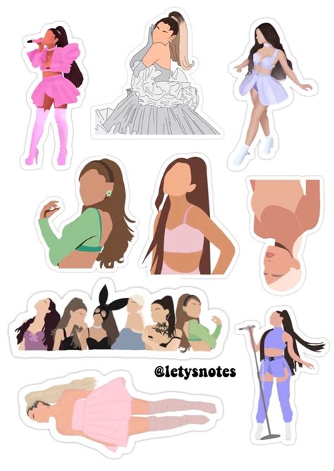 Ariana Grande Sticker Pack