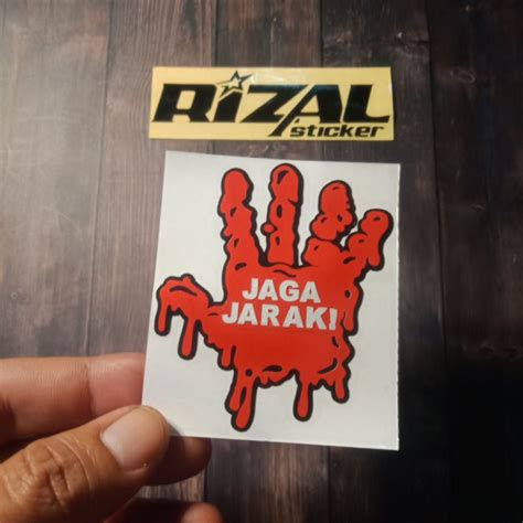 Jual Sticker Jaga Jarak Sticker Cutting Shopee Indonesia