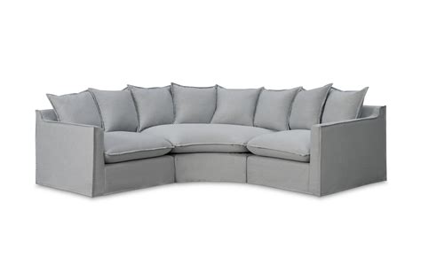 Venice Corner Sofa Coastal Corner Sofa Bed Light Grey By Lounge