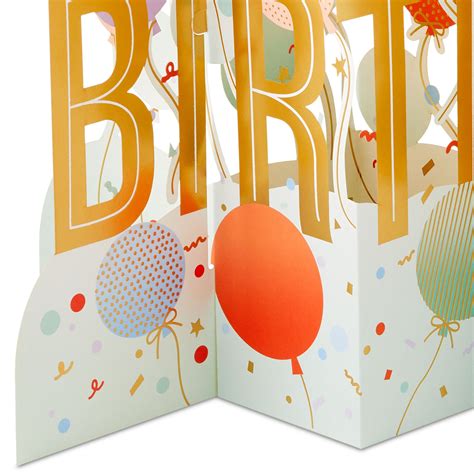 1238 Jumbo Celebrate Big Time 3d Pop Up Birthday Card Greeting Cards Hallmark