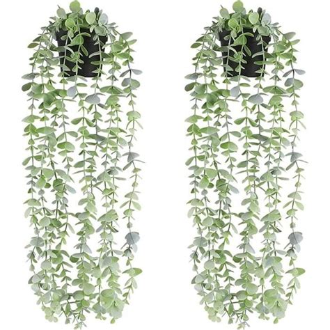 Plante Artificielle Tombante 2 Pièces Plantes Artificielles Interieur