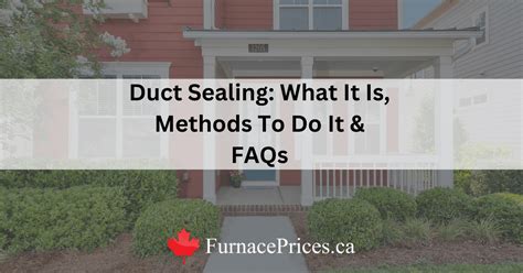 Duct Sealing How To Do It Faqs Hvac Ducting Guide