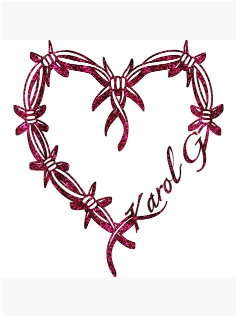 Karol G Heart Tattoo Gatubela Png No Background New Bichota Heart