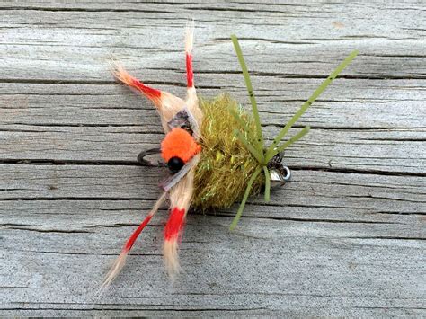 Fly Fishing Flies Bonefish Redfish Permit Kung Fu Crab Olive Tan