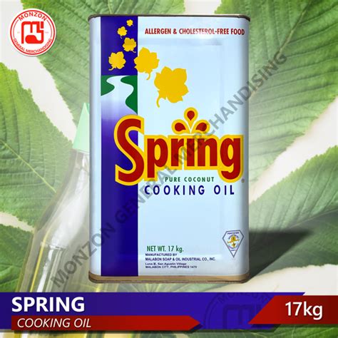 Spring Pure Coconut Cooking Oil Kg Lazada Ph