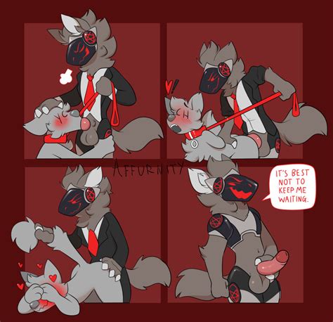 Rule 34 Comic Cute Furry Protogen Red Protogen Sex Sucking Penis