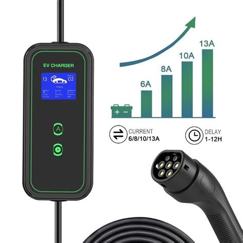 3 5KW 7KW 11KW European Standard Plug Type2 Portable AC Charging Cable