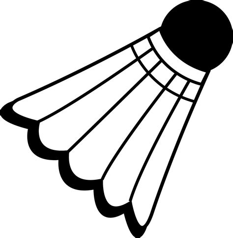 Badminton Birdie - Free Clip Art