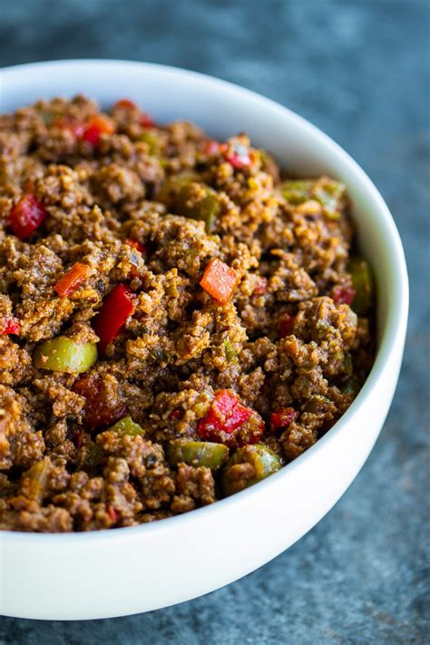 Puerto Rican Picadillo Spiced Ground Beef Recipe Kitchen De Lujo