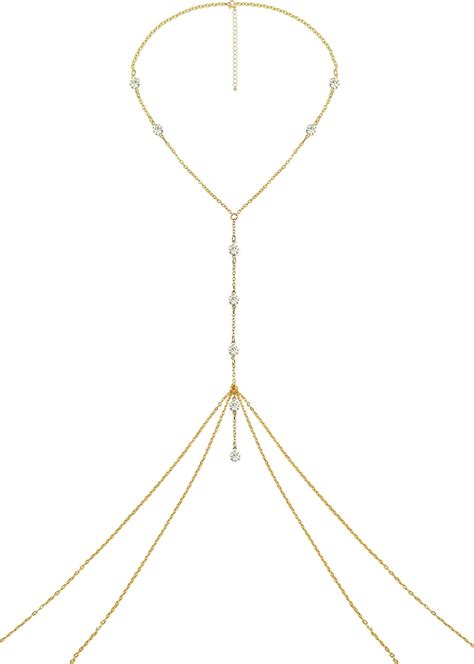 XIATIAN Sexy Body Chain Cross Harness Waist Belly Chain Metal Beach Bikini Body ChainJewelry For