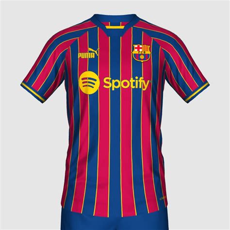 Puma X Barcelona Home Kit Concept Fifa Kit Creator Showcase