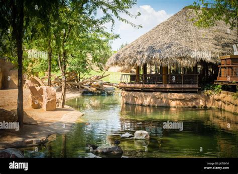 Perfect Place For Chilling At A Restaurant Looking Like A Rustic Wooden