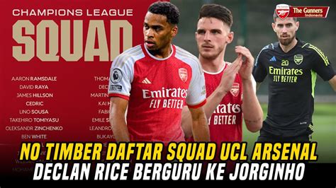 Tetap Ngeridaftar Lengkap Squad Ucl Rice Berguru Ke Jorginhodiomande