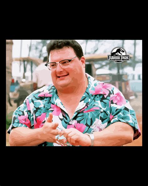 Jurassic Park Dennis Nedry Photoreal Long Sleeve Digital Art By Sue Mei Koh