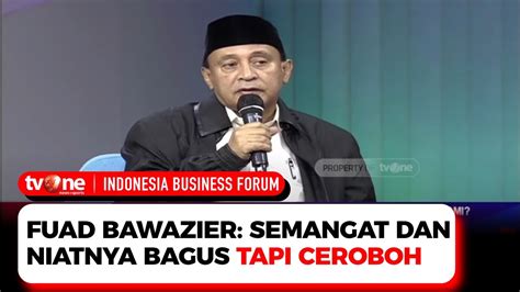 Kacamata Fuad Bawazier Soal Pembangunan Infrastruktur Di Indonesia