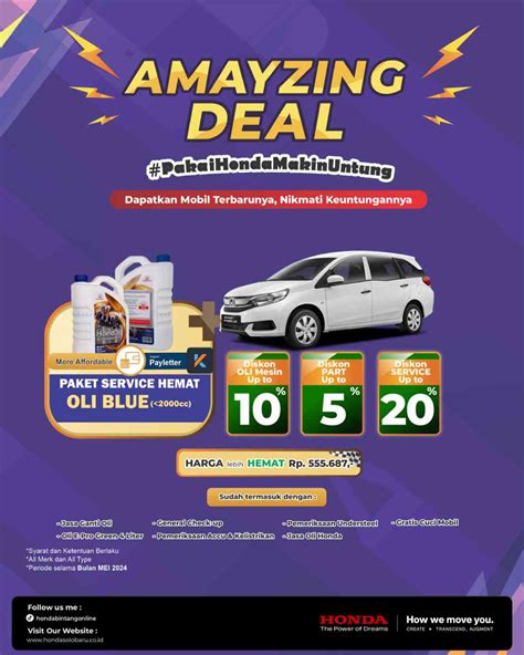 PROMO HONDA Honda Solo Baru