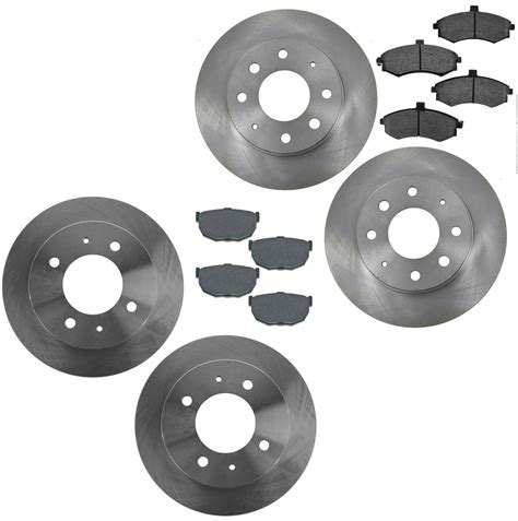 Trq Front Rear Posi Ceramic Disc Brake Pads Rotor Kit For Hyundai