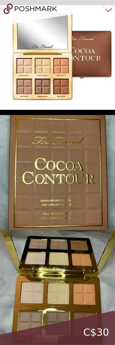 Too Faced Cocoa Contouring Palette Contouring Palette Cosmetics Face