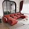 Amazon Jach U Shaped Sectional Sofa Minimalist Chenille