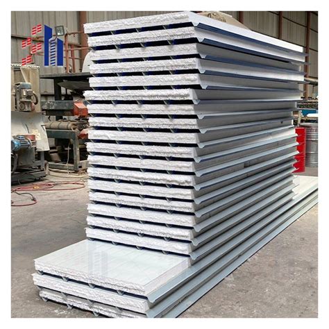 Eps Pu Pir Polyurethane Foam Insulated Sip Sandwich Panels For