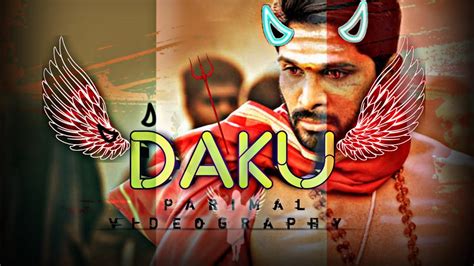 Allu Arjun Daku Edit Daku Edit Allu Arjun Attitude Status 😈💥