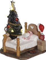 Luville Sleeping Santa Battery Operated Kersthuisjes Kerstdorpen