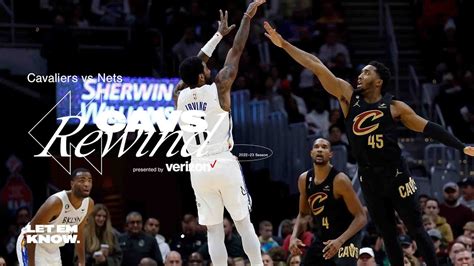 Cavs Vs Nets Verizon Game Rewind YouTube