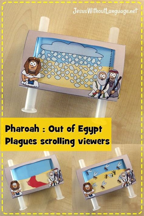 Printable Moses And 10 Plagues Craft For Kids