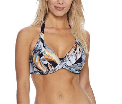 Fantasie Swim Bamboo Grove Halter Bikini Top Sz Us G Nwt Ebay