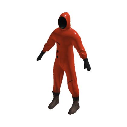 Orange Hazmat Suit Backrooms Roblox Item Rolimon S