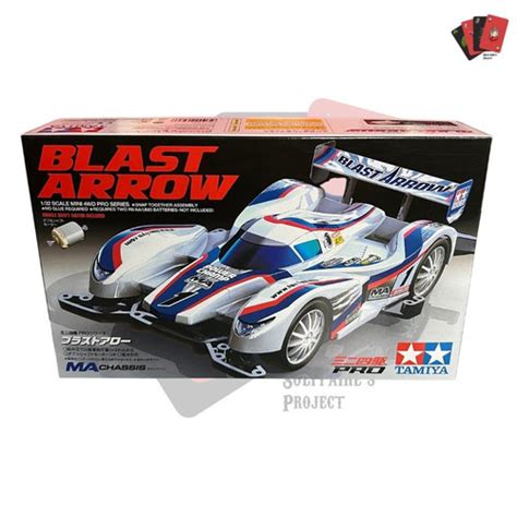 Jual Mainan Rakit Mobil Tamiya Mini 4WD Blast Arrow ORIGINAL