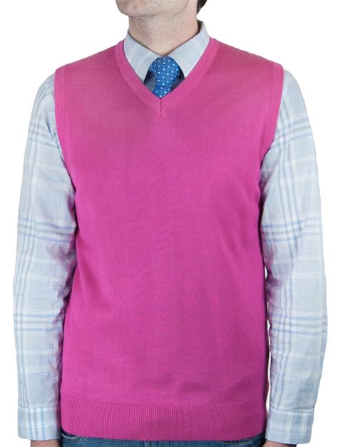 Blue Ocean Mens Big And Tall Solid Sweater Vest Sv 243bm