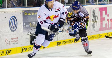 Straubing Tigers Ringen Red Bulls Nieder