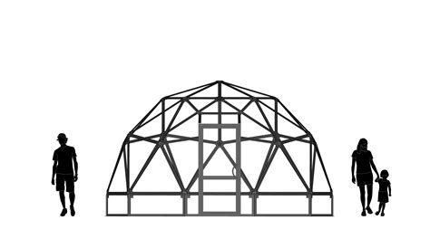 EKODOME® LUNA 16 FT FRAME ONLY | Ekodome Geodesic Domes and Kits