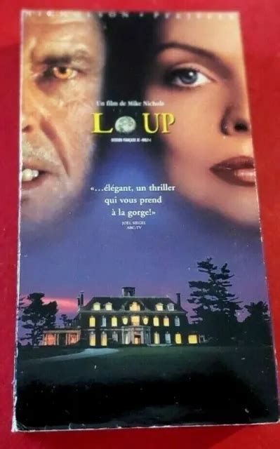 Vhs French Movie Wolf Jack Nicholson Michelle Pfeiffer