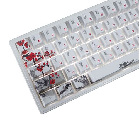 Mua JSJT PBT Japanese Keycaps Side Printed Keycap Set Double Shot Shine