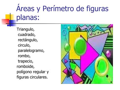 Trabajo práctico de matemática areas y perimetro jessi mila PPT