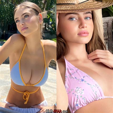 Leni Klum Flaunts Her Teen Tits And Ass In Bikinis