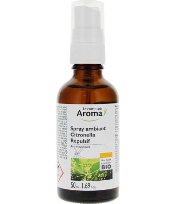 Le Comptoir Aroma Spray Ambiant Citronella R Pulsif Aux Huiles