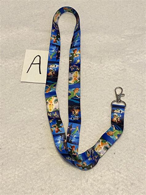 PETER PAN TINKER Bell Disney Lanyards Etsy