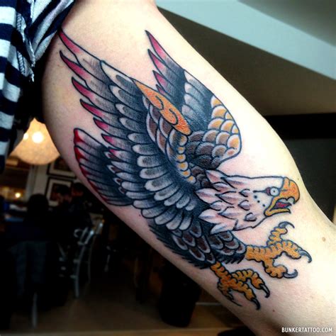 Traditional Eagle tattoo – Bunker Tattoo – Quality tattoos