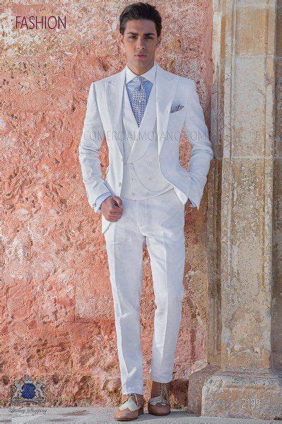 Bespoke Ivory Linen Suit Mario Moreno Moyano Mens Fashion Suits