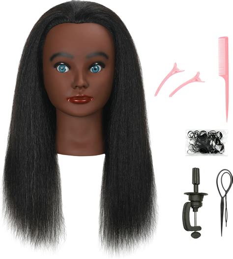 Amazon Armmu Mannequin Head With Real Hair Hairdresser