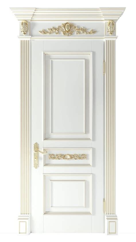 Ornate D Hdhmr Moulding Door With Gold Deco Paint Timeless Luxury