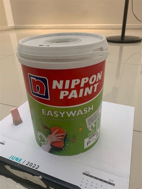 Nippon Paint Easy Wash Liter Matte Finishing Furniture Home