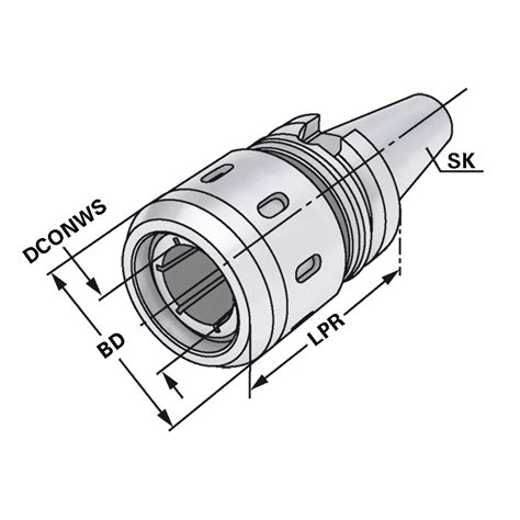 High Performance Milling Chuck Bt Jis B Mas Bt Ad B